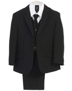 358 Black Regular & Husky Fit Suit