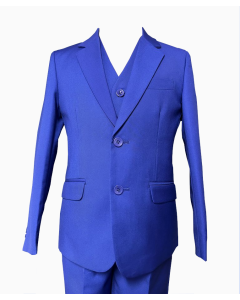  641 - Indigo Blue Suit. Slim Fit