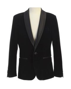 643 - Black Velvet Jacket