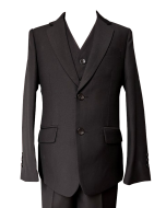  728 - Black Suit. Slim Fit