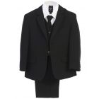 358 Black Suit Regular Fit