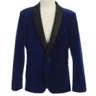 643 - Royal Blue Velvet Jacket - SOLD OUT