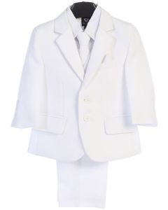 358 White Suit Regular Fit 
