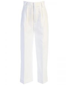 Regular Fit Trousers White