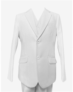  698 - White Suit. Slim Fit